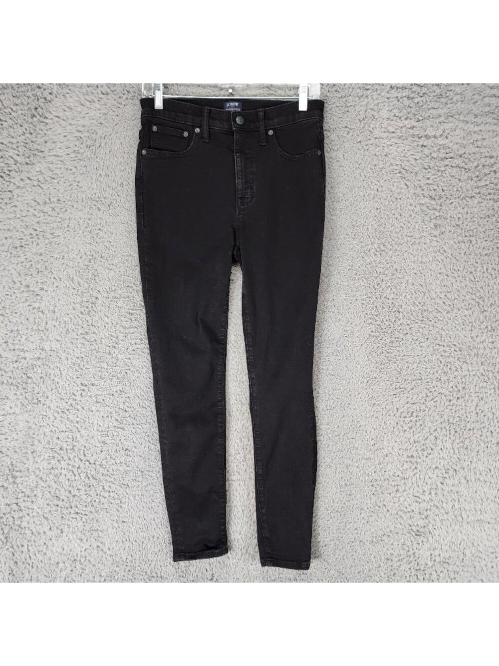 J. Crew Jeans Womens 27 Black Stretch Denim Skinny